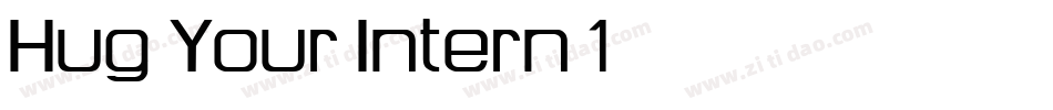 Hug Your Intern 1字体转换